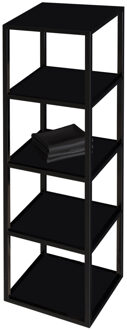 Boss & Wessing Kolomkast Open BWS Sharp 35x35x135 cm Mat Zwart