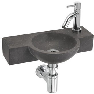 Boss & Wessing L'Aqua Fynn fonteinset - 40x23x8cm - Chroom