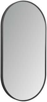 Boss & Wessing LED-Spiegel Ovaal BWS Colorato Met Verwarming 100x50 cm Mat Zwart