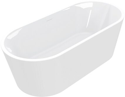 Boss & Wessing Ligbad Enlil Vrijstaand Acryl 178X80X45 cm + Waste Wit Aqua Splash