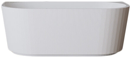 Boss & Wessing Ligbad Half Vrijstaand BWS Alivia 180x80 cm Acryl Met Waste Mat Wit