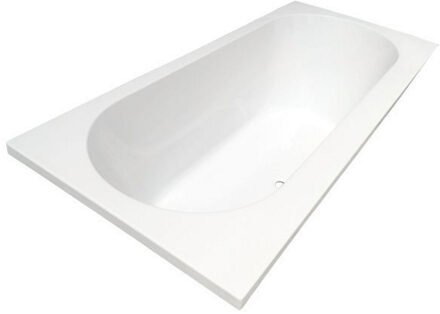 Boss & Wessing Ligbad Inbouw BWS Puerto 180x80x50 Acryl Mat Wit Mat wit