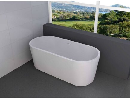 Boss & Wessing Ligbad Vrijstaand Aqua Splash Juno 178x80 cm Acryl Mat Wit Aqua Splash