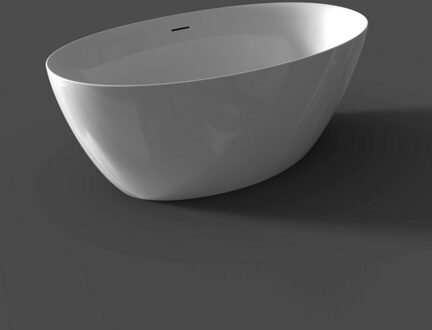 Boss & Wessing Ligbad Vrijstaand Boss & Wessing Second inclusief Sifon 170x82 cm Acryl Glans Wit