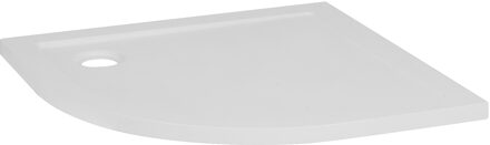 Boss & Wessing Luxe douchebak SMC 1/4 rond 90 x 90 x 4 inbouw wit