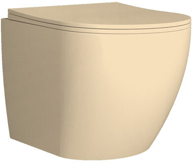 Boss & Wessing Mudo Wandcloset | Randloos | Mat Beige (inclusief zitting)