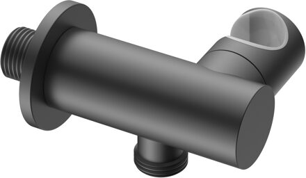 Boss & Wessing Muuraansluitbocht BWS Sensa met Wateraansluiting Kantelbaar Geborsteld Gunmetal PVD