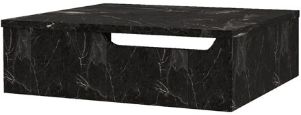 Boss & Wessing Onderkast BWS Felix 60x48x18 cm Met Handdoekuitsparing Zwart Marmer Boss & Wessing
