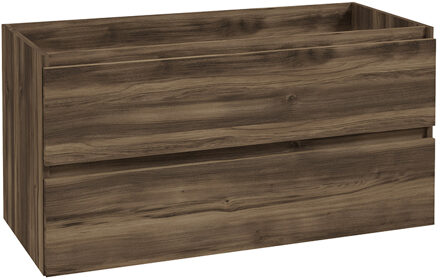Boss & Wessing Onderkast BWS Lyanna 100x46 cm 2 Laden 1 Uitsparing Donker Eiken