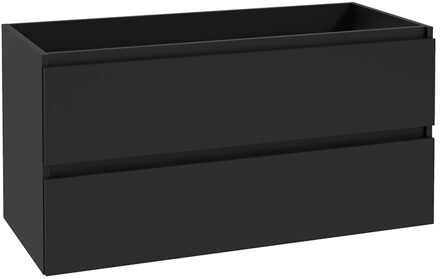 Boss & Wessing Onderkast BWS Lyanna 100x46 cm 2 Laden 1 Uitsparing Mat Zwart