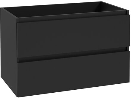 Boss & Wessing Onderkast BWS Lyanna 80x46 cm 2 Laden 1 Uitsparing Mat Zwart