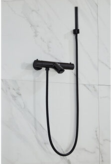 Boss & Wessing Opbouw Badkraan BWS Nero met Handdoucheset Mat Zwart