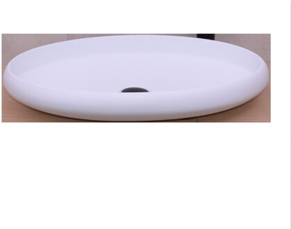 Boss & Wessing Opbouw Waskom BWS Enjoy 60x40x11 cm Solid Surface Mat Wit