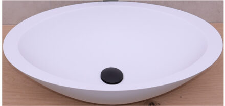 Boss & Wessing Opbouw Waskom BWS Orona 59x35x14 cm Solid Surface Mat Wit