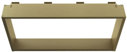Boss & Wessing Opbouwnis BWS Colorato Doucherek voor Douchewand 30x60cm Geborsteld Goud