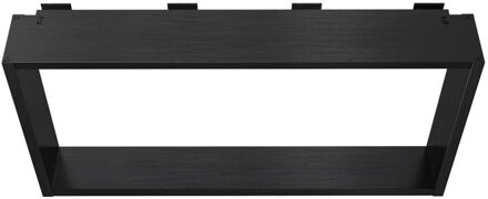 Boss & Wessing Opbouwnis BWS Colorato Doucherek voor Douchewand 30x60cm Gunmetal