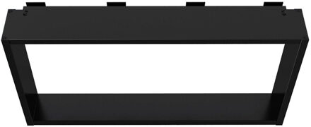 Boss & Wessing Opbouwnis BWS Colorato Doucherek voor Douchewand 30x60cm Mat Zwart