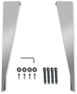 Boss & Wessing Ophangbeugels BWS Hoya 40 cm RVS Wit Chroom