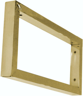 Boss & Wessing OUTLET Ophangbeugel BWS tbv wastafelblad 46x22 cm (Prijs per stuk) RVS Goud