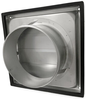 Boss & Wessing Overdrukrooster BWS Ventilatie Aansluitmaat Ø 150 mm RVS Boss & Wessing