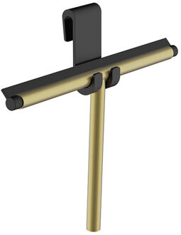 Boss & Wessing Raamwisser BWS Mark Met Flexibele Glashaak Geborsteld Messing