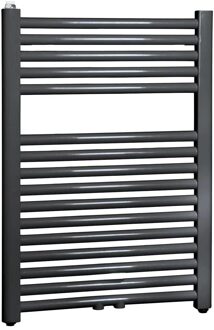 Boss & Wessing Radiator Boss & Wessing Emma 76,6x60 cm Midden Onder Aansluiting Antraciet Boss & Wessing