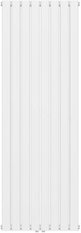 Boss & Wessing Radiator BWS Busso Verticaal Vierkant Dubbelzijdig 180x608 cm Wit