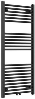 Boss & Wessing Radiator BWS Saniro 60x120cm Middenaansluiting Mat Zwart