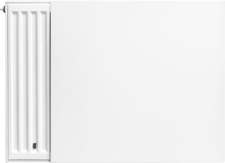 Boss & Wessing Radiator Voorplaat BWS Wesley 30x100 cm Vlakke Afwerking Wit