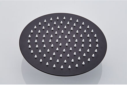 Boss & Wessing Ronde Hoofddouche BWS Exclusive Extra Dun 20 cm Mat Zwart