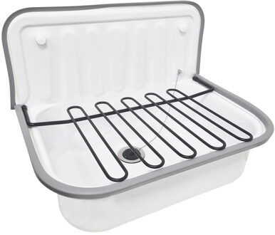 Boss & Wessing Rooster Voor Uitstortgootsteen BWS Burton 48x32 cm Mat Zwart Boss & Wessing