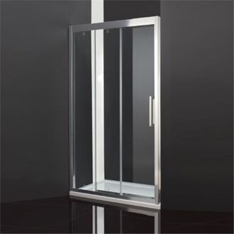 Boss & Wessing Schuifdeur Driedelig BWS Linea 90x200 cm Chroom