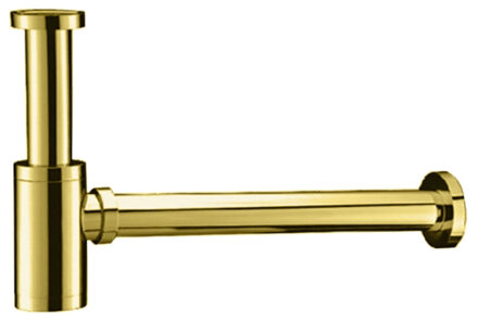 Boss & Wessing Sifon Voor Wastafel En Fontein BWS Sensa Geborsteld Goud PVD