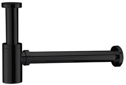 Boss & Wessing Sifon Voor Wastafel En Fontein BWS Sensa Geborsteld Mat Zwart PVD