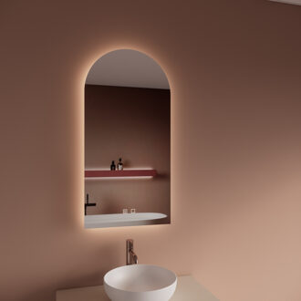 Boss & Wessing Spiegel BWS Grace 40x100 cm Spiegelverwarming en Indirecte Verlichting