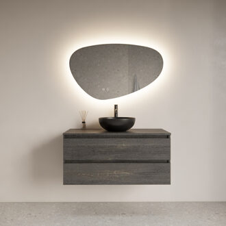 Boss & Wessing Spiegel Gliss Design Trendy Oval LED Verlichting (Alle Maten)