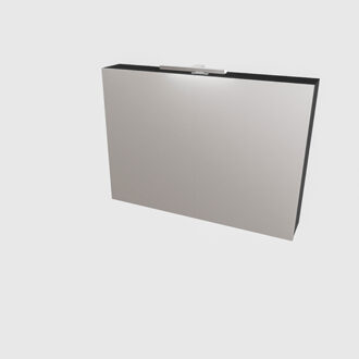Boss & Wessing Spiegelkast BWS Cube 100x70x16 cm Mat Zwart Urban (2 deuren)