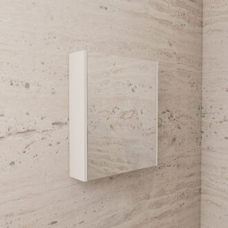 Boss & Wessing Spiegelkast BWS Riga 60 cm, 1 Deur Kasjmier Beige