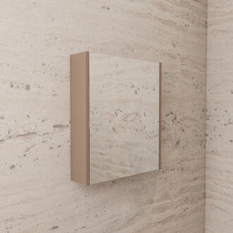 Boss & Wessing Spiegelkast BWS Riga 60 cm, 1 Deur Latte