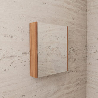 Boss & Wessing Spiegelkast BWS Riga 60 cm, 1 Deur Walnoot