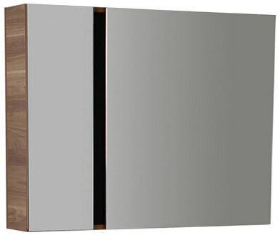 Boss & Wessing Spiegelkast BWS Verti 98x80cm Walnoot