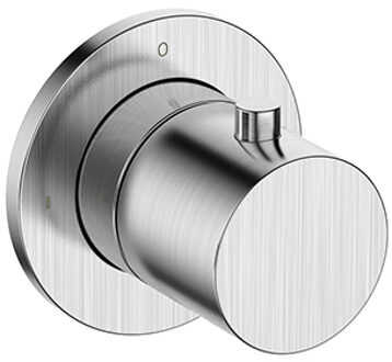 Boss & Wessing Stopkraan Afbouwdeel BWS Cemal Geborsteld Staal PVD