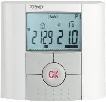 Boss & Wessing Thermostaat BWS Aaron PRO BT-DP LCD Digitaal Programmeerbaar Wit