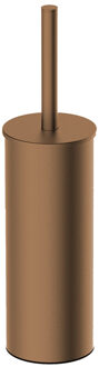 Boss & Wessing Toiletborstel Met Houder BWS Mark Staand Geborsteld Brons Koper Boss & Wessing