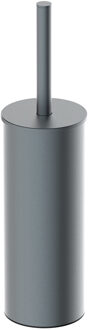 Boss & Wessing Toiletborstel Met Houder BWS Mark Staand Gunmetal Boss & Wessing