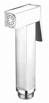 Boss & Wessing Toiletdouche Boss & Wessing Miro Met Muurhaak Vierkant 11.65x4.6 cm Chroom Boss & Wessing