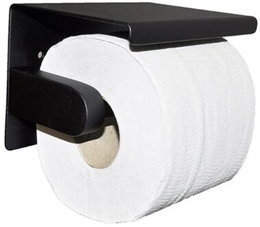 Boss & Wessing Toiletrolhouder Boss & Wessing Boston Mat Zwart Boss & Wessing
