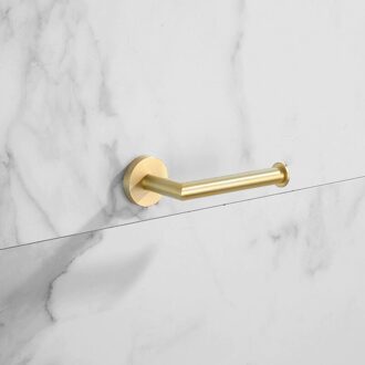 Boss & Wessing Toiletrolhouder BWS Brass Geborsteld Mat Goud
