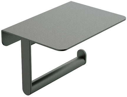 Boss & Wessing Toiletrolhouder BWS Mark Met Planchet Gunmetal Boss & Wessing