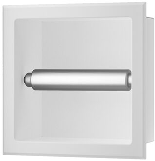 Boss & Wessing Toiletrolhouder Inbouw BWS Milan Zonder Klep Mat Wit